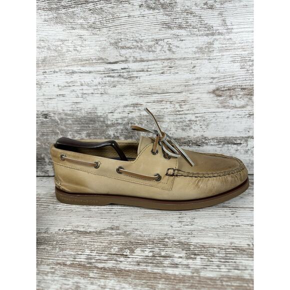 Men\'s Sperry Gold Cup Tan Leather Boat Shoes Sz 10.5 EUC! main image 7